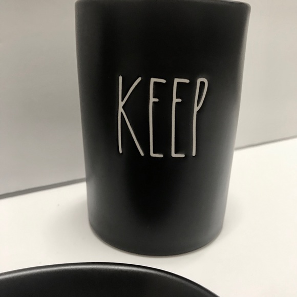 🆕 🖤 🎉HP🎉New Rae Dunn Black Collection 3pc Set - Picture 5 of 8